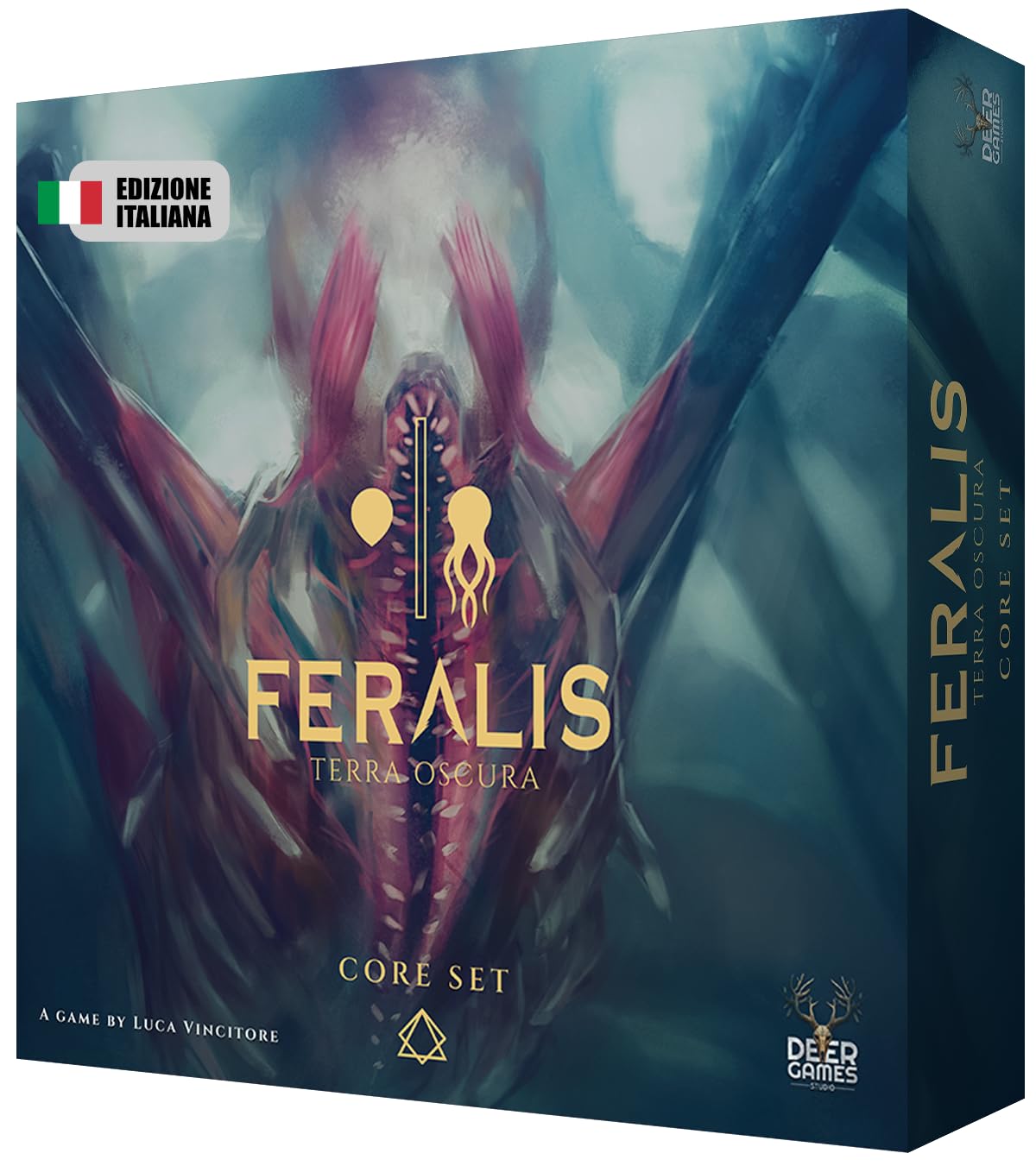 Feralis Terra Oscura - Gioco di Carte Strategico | 2 Giocatori | 30–60 min | Età 14+ | Lingua Italiana (Edizione Kickstarter)