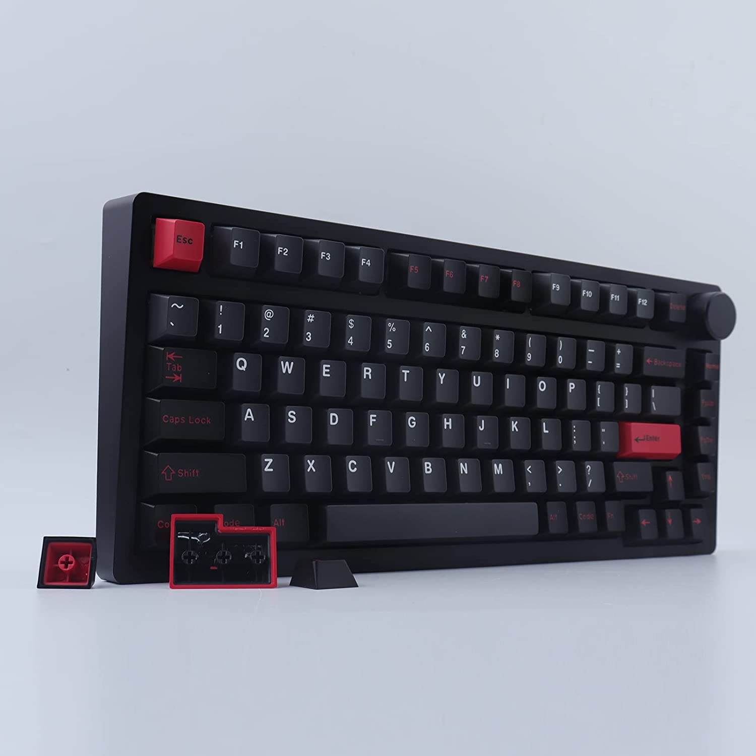 JakeTsai Keycap, 172 tasti Cherry Profile Double Shot Keycaps Set con 2.75u, 3u, 6.25u e 7u Barra Spaziatrice per Cherry Mx Switches ISO ANSI Layout Tastiera Meccanica