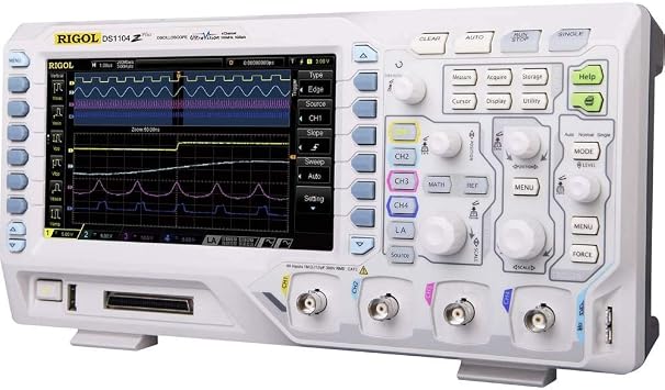 Rigol DS1104Z Plus Digital Oscilloscope 100MHz 4 Channels 1GS/s 24MP 8-Bit Digital Memory (DSO)