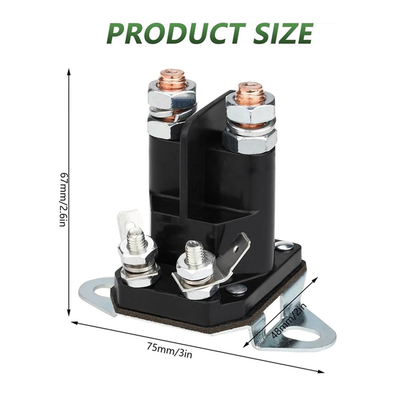 Relé de arranque Solenoide de arranque 117-1197 for cortacésped de giro cero Ss5000 Z4200 Ss4225 Ss4235, pieza de repuesto