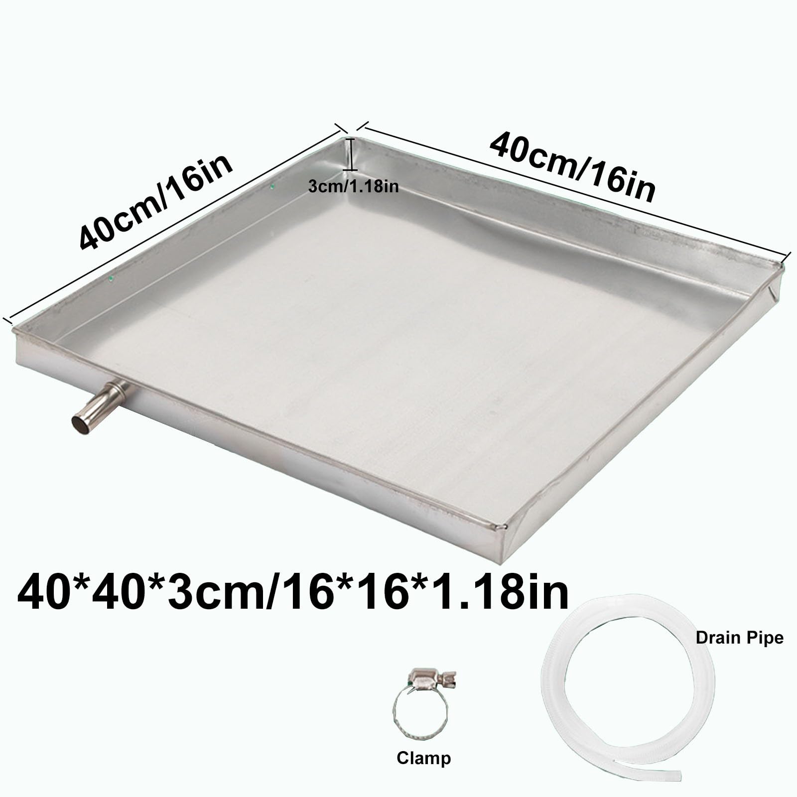 910 * 240mm,Airconditioner lekbak Afvoerbak met afvoergat en slang