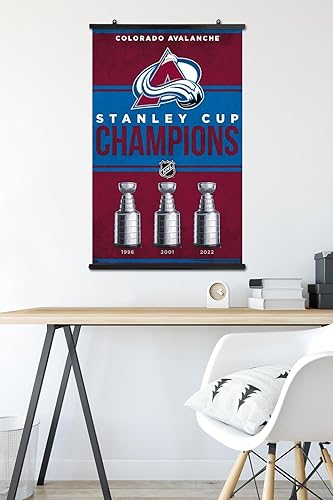 Miniatura 5 de Trends International NHL Colorado Avalanche - Póster de pared de Champions 23, 22.37 x 34.00 pulgadas, paquete de póster y clip premium