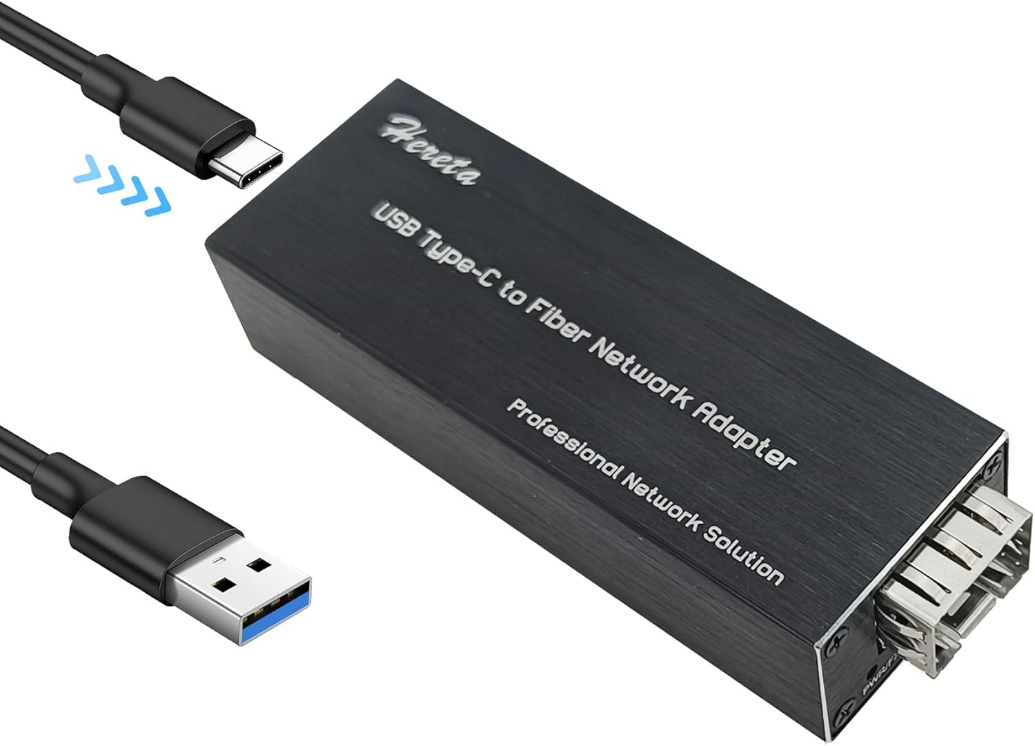 Mini USB 3.0 to SFP Gigabit Ethernet Adapter Fiber Optic Network Adapter Network Interface Card Compatible with Windows/macOS/Linux,High Performance Transfer Rate,Full/Half Duplex