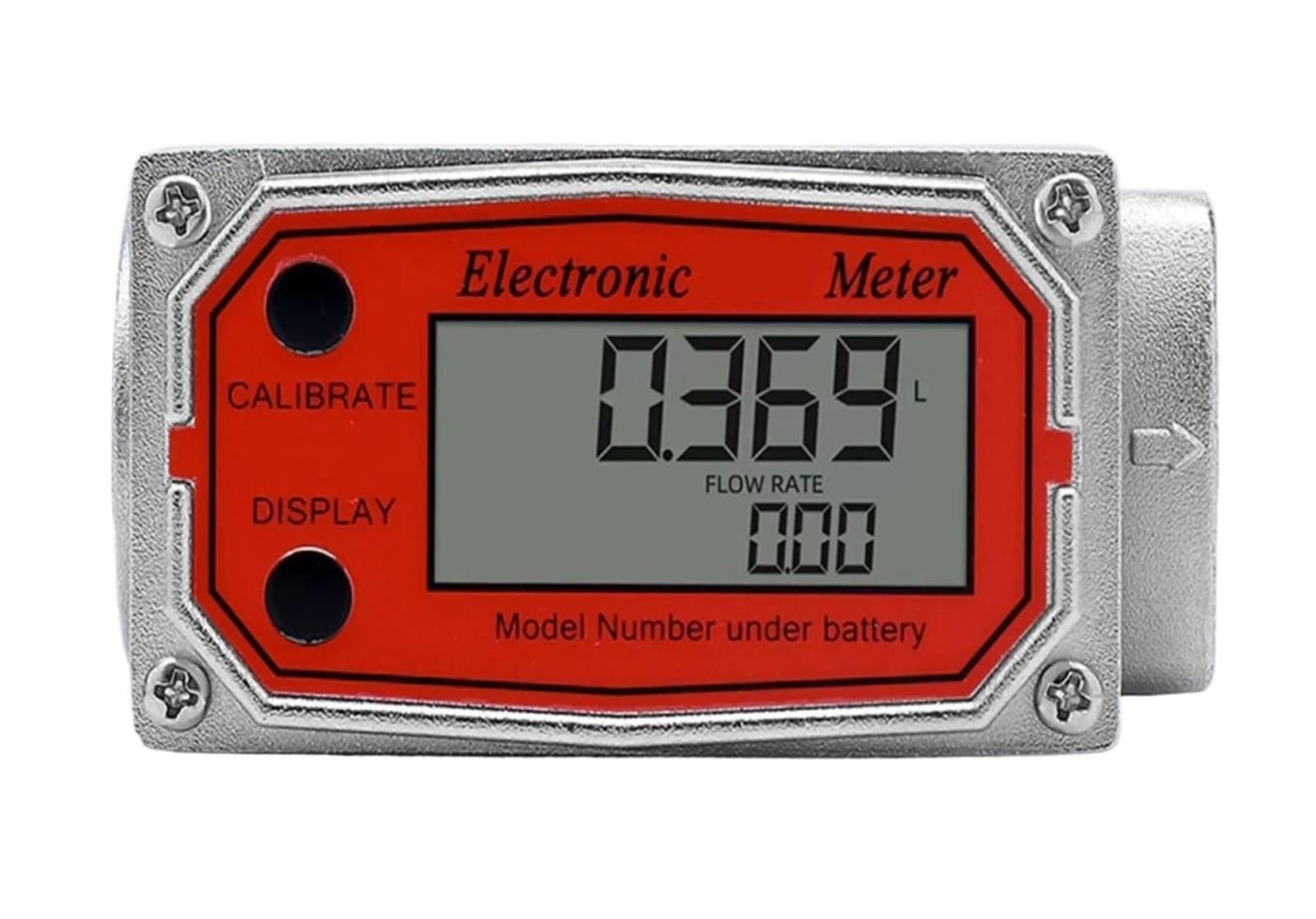 WQGQPXOB Digital Display Flow Meter Liquid 1/1.5/2inch(1 inch)