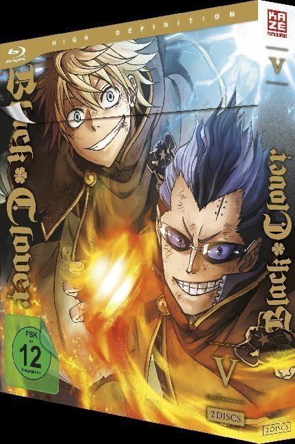 Black Clover Blu-ray 5 para completar tu colección con los episodios 40 a 51 5