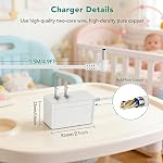 Power Adapter for Babysense Video Baby Monitor Compatible with Babysense HDS2 Monitor Charger(Only Compatible with HDS2 Model)