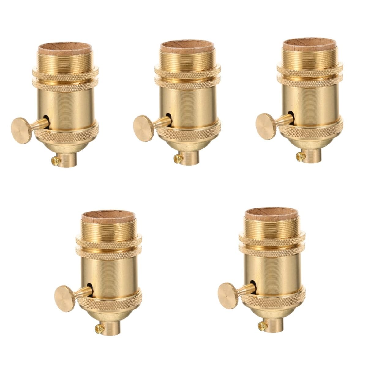 Angoily 5 Pièces Support De Lampe Rétro Douille De Lampe Vintage E26/E27 Douille De Lumière Industrielle Douille De Lampe 3 Voies Douille De Lampe Suspendue Douille D'Ampoule Edison