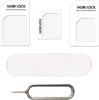 Vista 1 de Kit adaptador de tarjeta SIM 6 en 1 (Micro, Nano y Standard Sim) Compatible con todos los iPhones (15, 14, 13, X, Pro y todas las series de iPhone)
