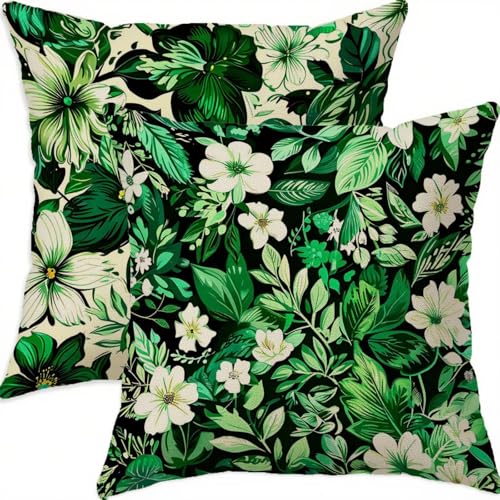 Housse coussin 60x60cm lin imperméable de qualité supérieure double face - 2