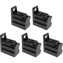 5pcs 5 Pin Automotive Mini Relay Socket Base 4.8mm 6.3mm Terminals 624V/1525A Compatible with WEHRLE