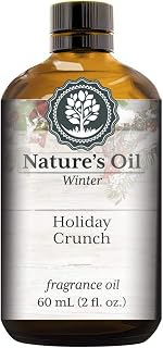 Holiday Crunch Fragrance Oil (60ml) for Diffusers, Soap Making, Candles, Lotion, Home Scents, Linen Spray, Bath Bombs, Slime