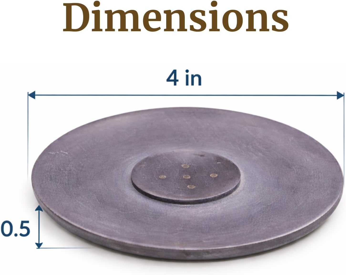 Handmade Natural Grey Marble Incense Stick Holder