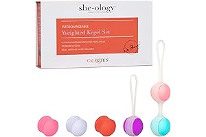 She-ology Interchangeable Weighted Kegel Balls for Women Tightening Exercise Set