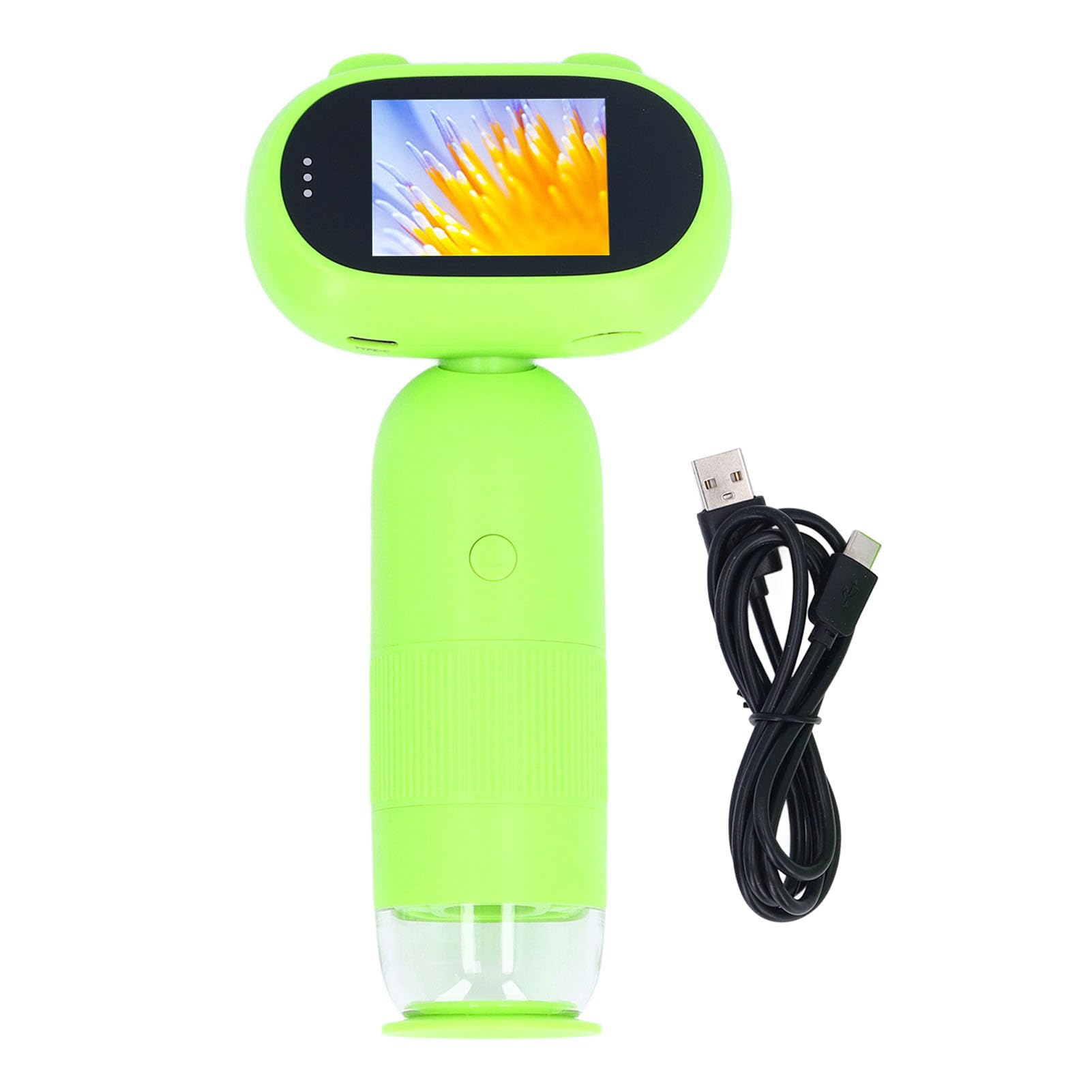 Sxhlseller Microscope Portatif avec écran de 2 Pouces, Loupe Numérique