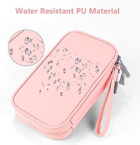 Miniatura 5 de DDgro Banco de energía organizador de cables para viajes, organizar y almacenar accesorios electrónicos, cables, iPhone, auriculares, tarjetas,