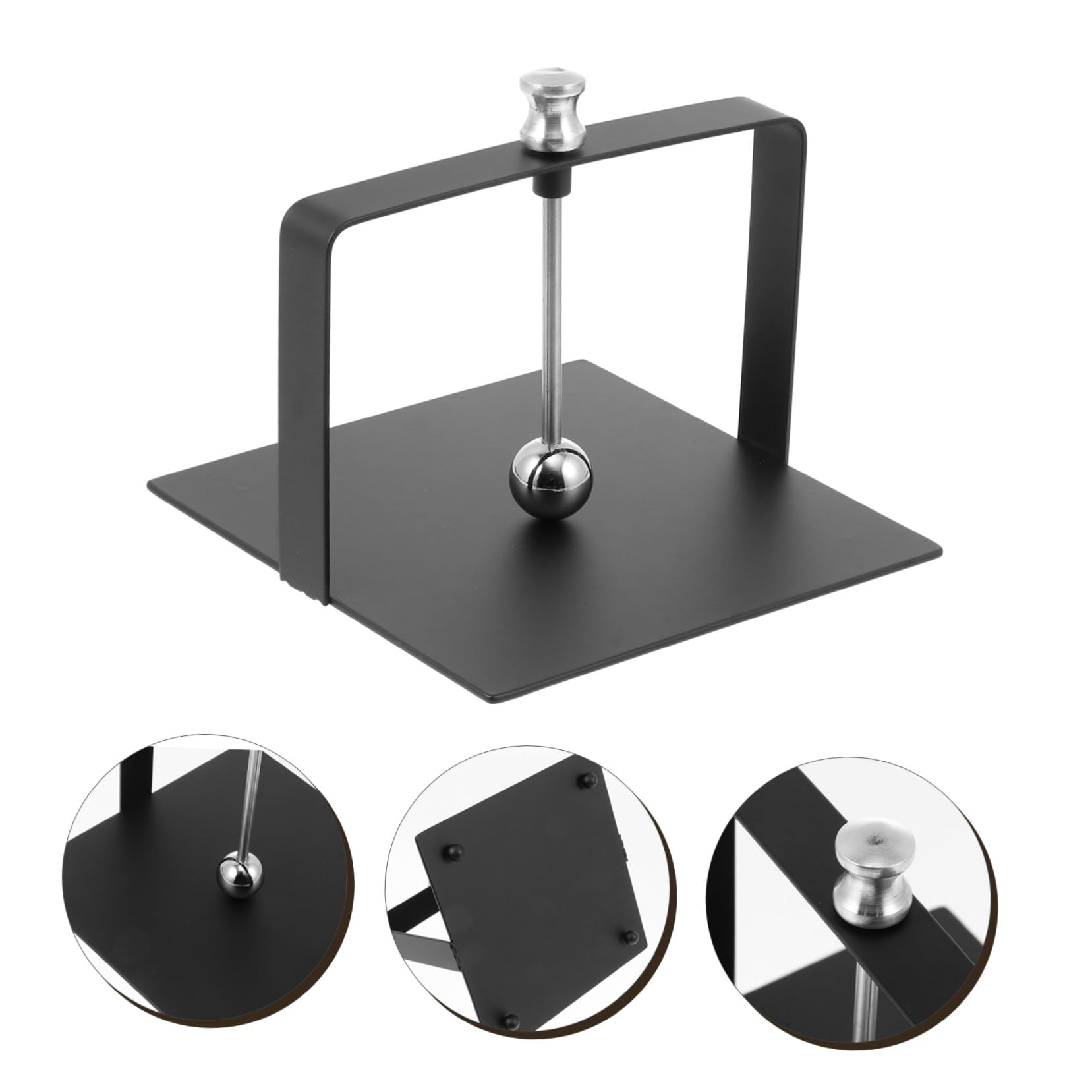Servilletero Negro de Acero Inoxidable Elegante para Comedor