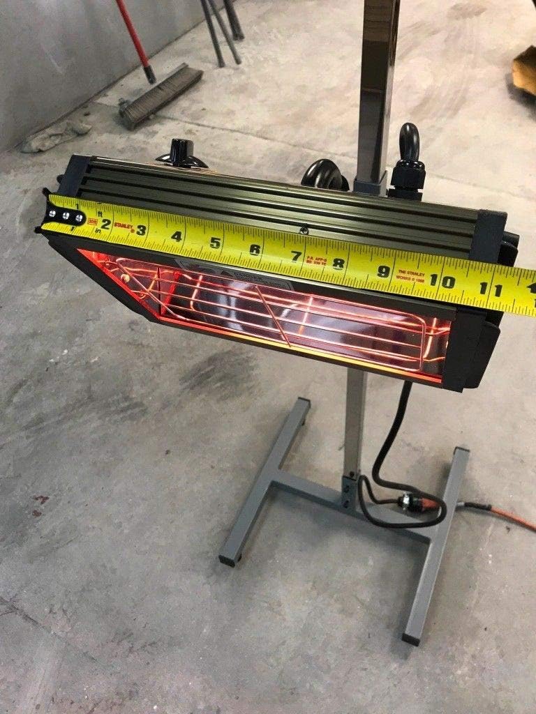 5 Star Infrared Baking Heat Lamp Paint Curing 800W Handy Stand Auto Body Paint Booth