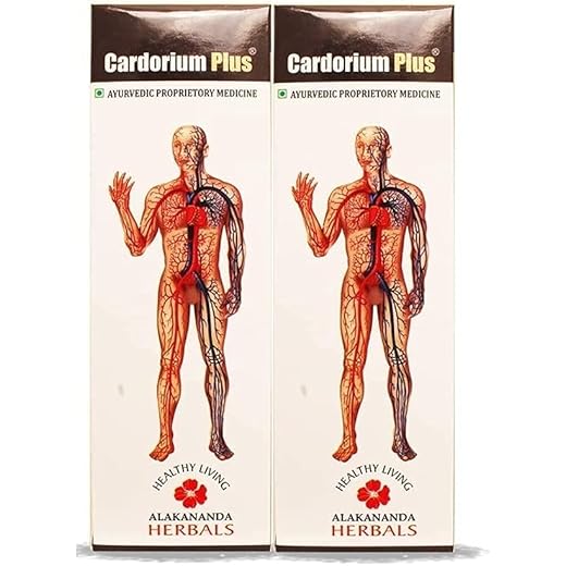 Alakananda Cardorium Plus Syrup - 300ml x 2-Pack