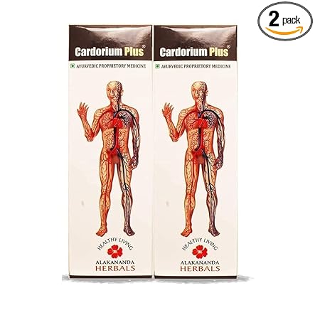 Alakananda Herbals Cardorium Plus Ayurvedic Syrup, 300ml (Pack of 2)
