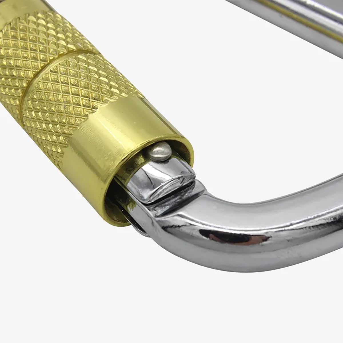 Auto Locking Carabiner 30KN=6500lbs Heavy Duty Large Clip Climbing Carabiner Twist Lock Carabiners for Rock Climbing, Camping, Gym,Rescue (CE Rated,D Shape) - Image 6