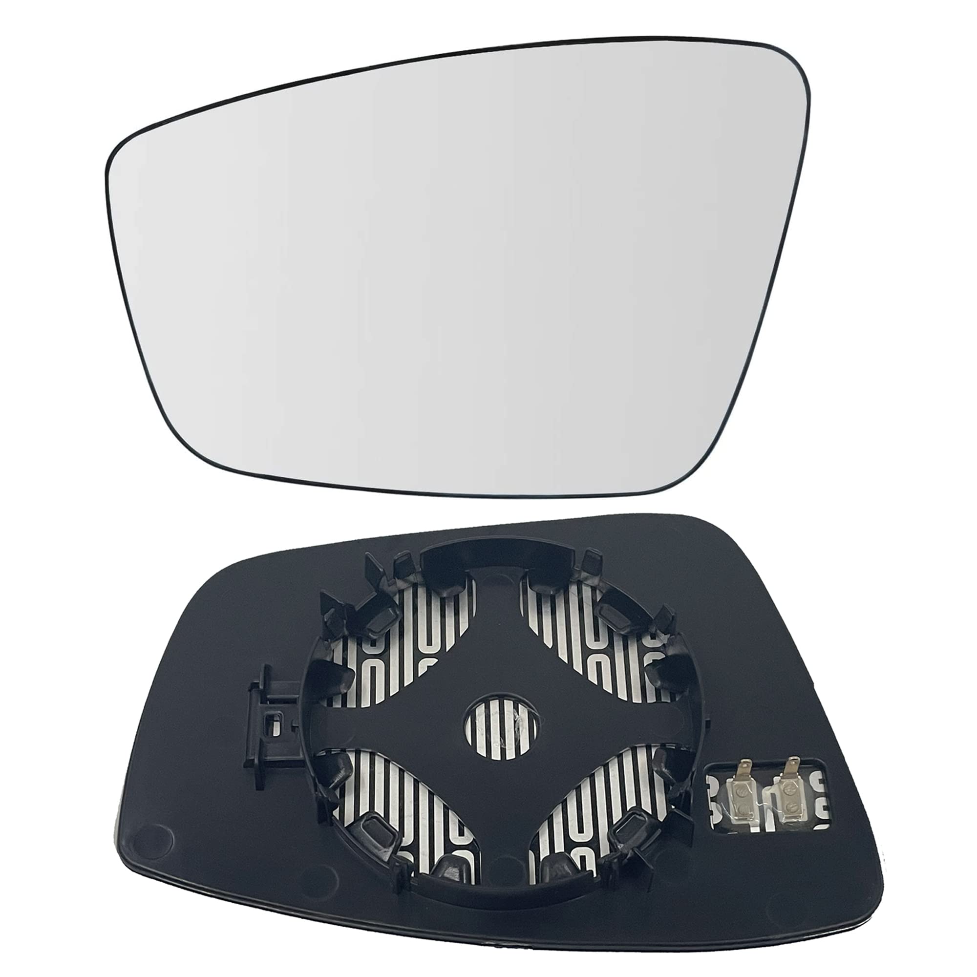 Vw Driver Side Heated Mirror Glass Compatible with 2011-2018 Volkswagen VW Passat Mirror Glass Beetle Jetta Power Convex Left Side Mirror Glass with Rear Holder