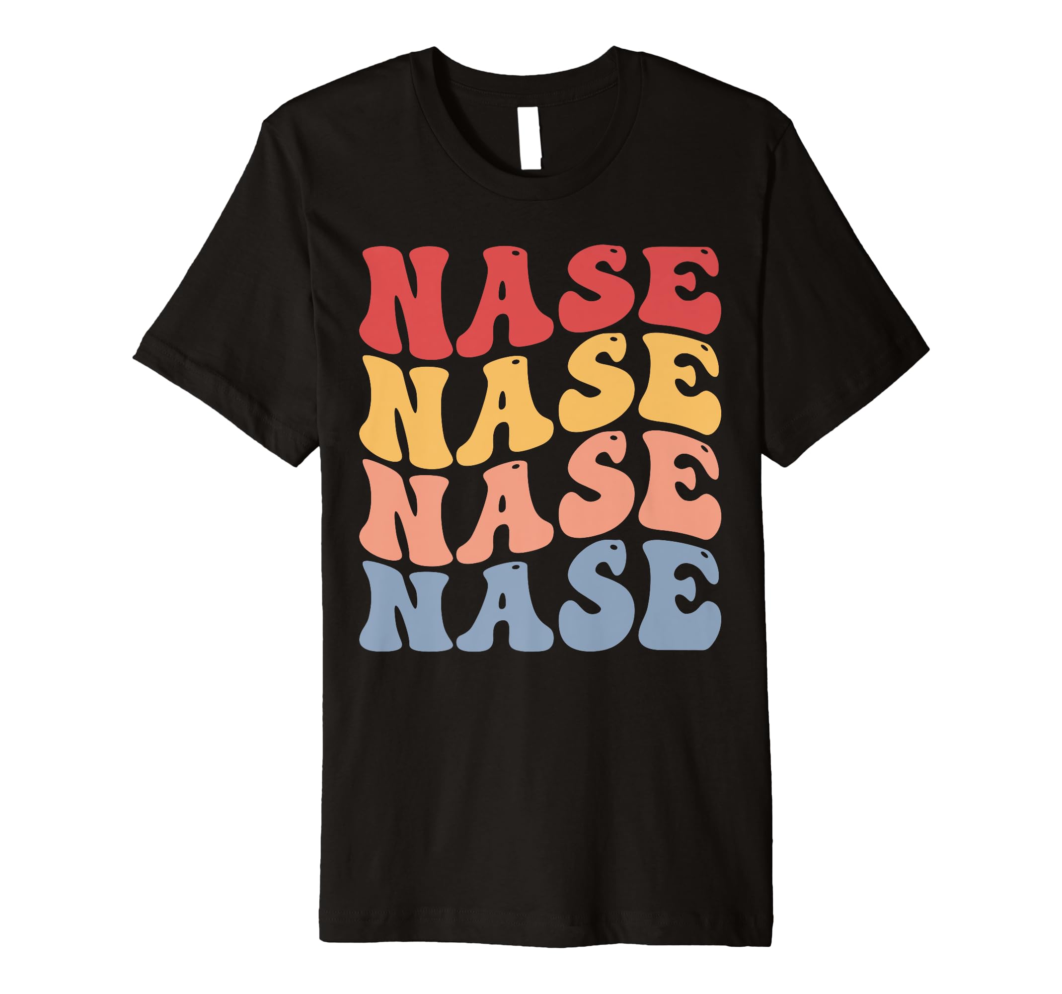 Nase Fish GiftsNase Groovy Retro Fish Premium T-Shirt