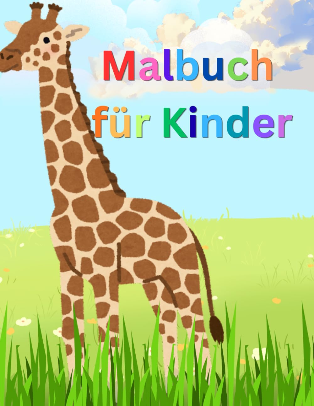 Malbuch für Kinder: 30 tierische Motive zum Ausmalen für groß und klein