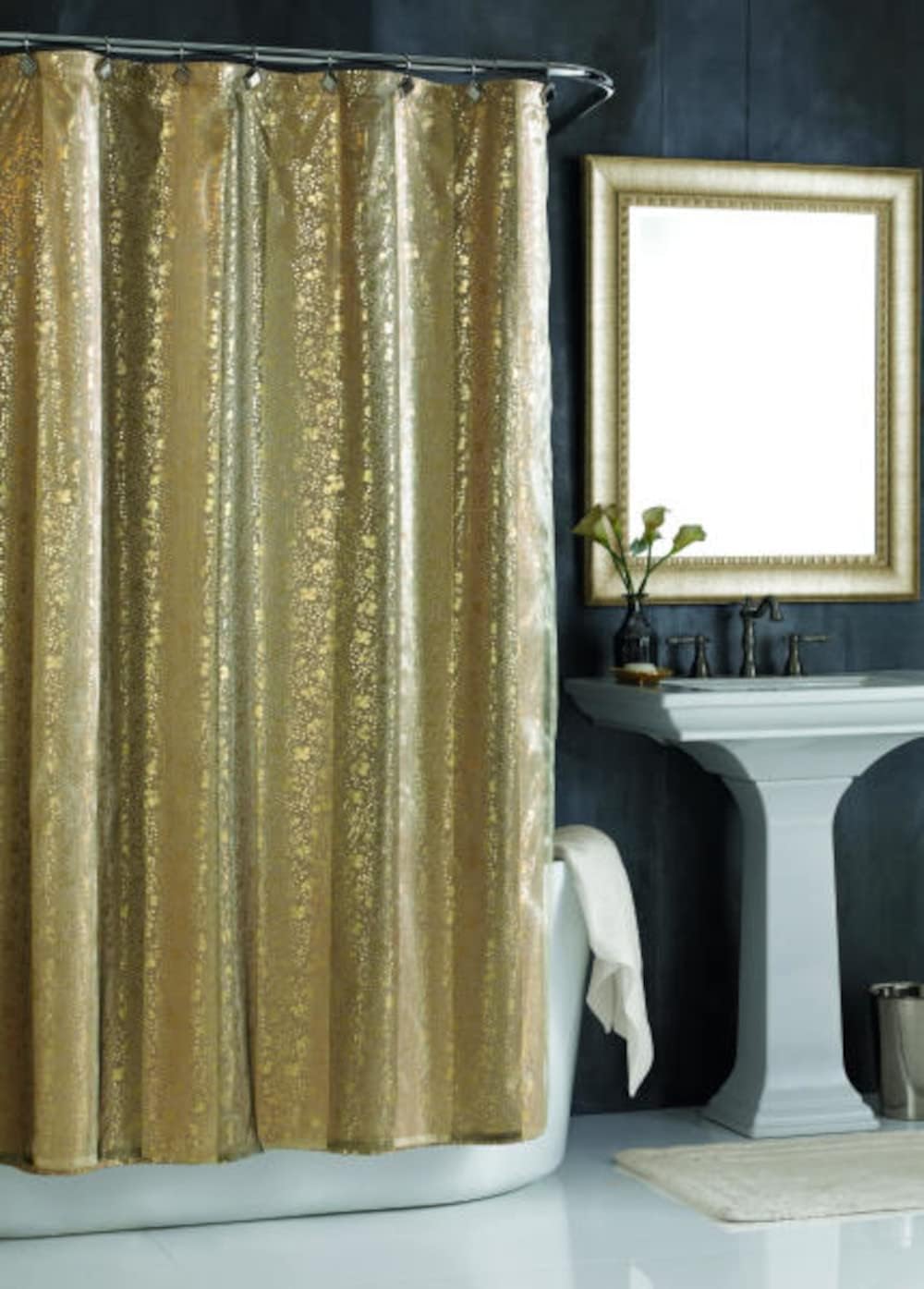 Golden Tides Shower Curtain NCU0DDK2404
