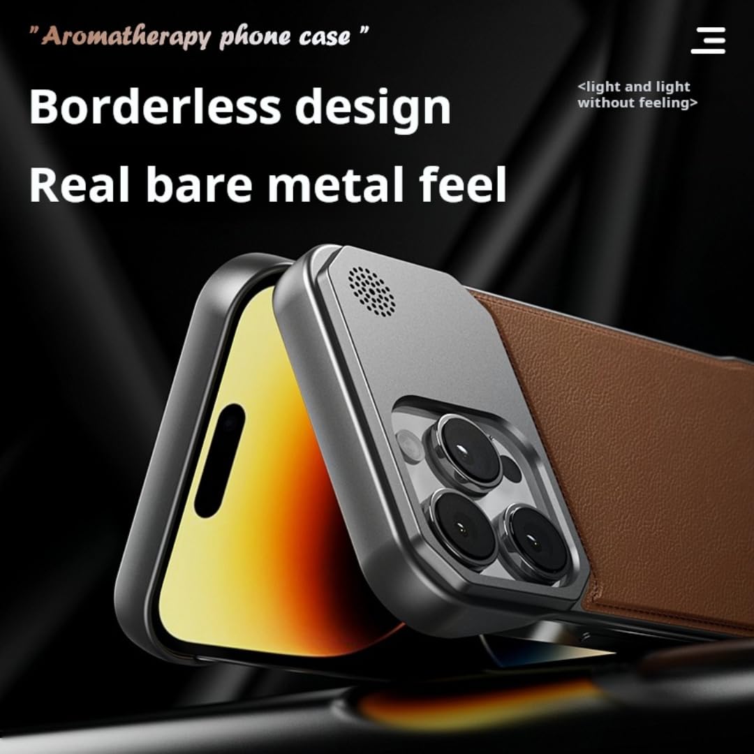 Amazon.co.jp: RNOZX iPhone 15用レザーケース マグネット式フレーム