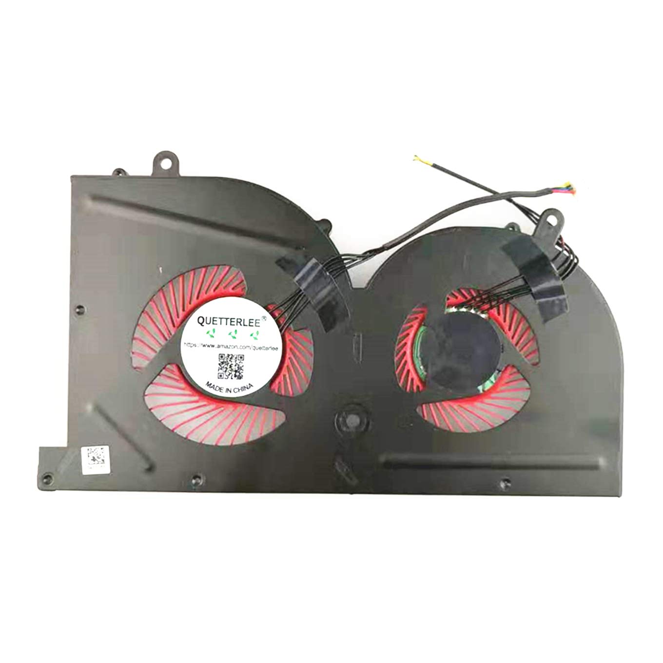 QUETTERLEE Replacement GPU Cooling Fan for MSI GS63 GS63VR GS73 GS73VR GS62 MS-17B1 MS-17B2 MS-16K2 MS-16K3 Stealth Pro BS5005HS-U2L1 Fan