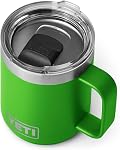 YETI Rambler 10 oz Stackable Mug, Vacuum Insulated, Stainless Steel with MagSlider Lid, White
