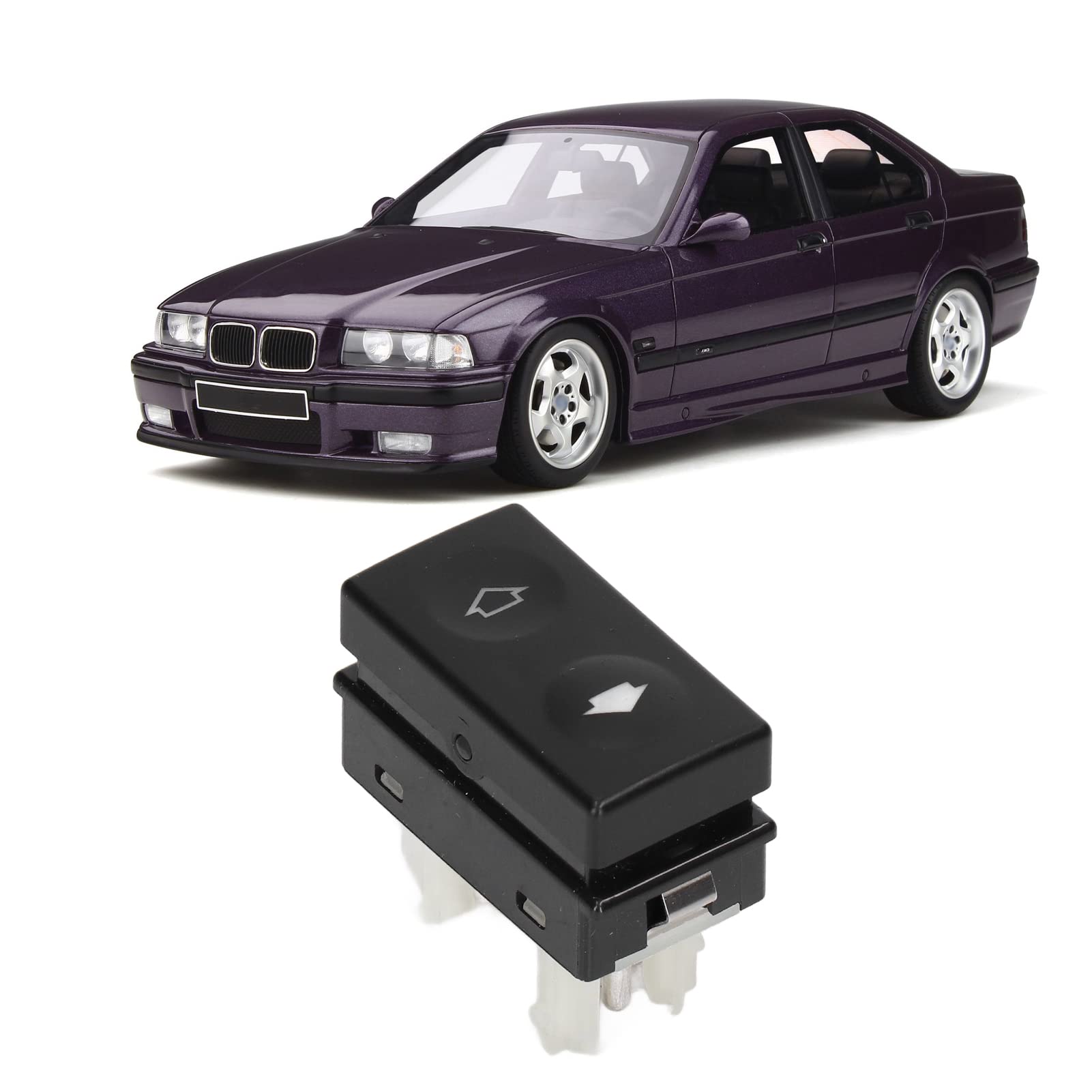 Interruptor de Control de Ventana Eléctrica 61311387916 Repuesto ABS Resistente para Coche E36 1992-1998 Botón Techo Solar
