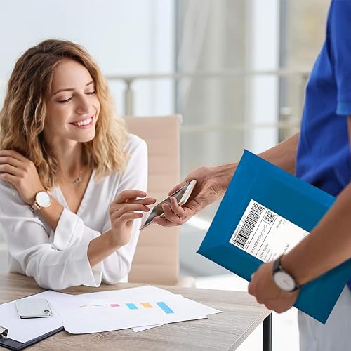 Miniatura 48 de UCGOU Sobres de polietileno de 14.5 x 19 pulgadas, color negro, paquete de 100 bolsas de envío grandes #7, sobres de correo gruesos fuertes y Negro