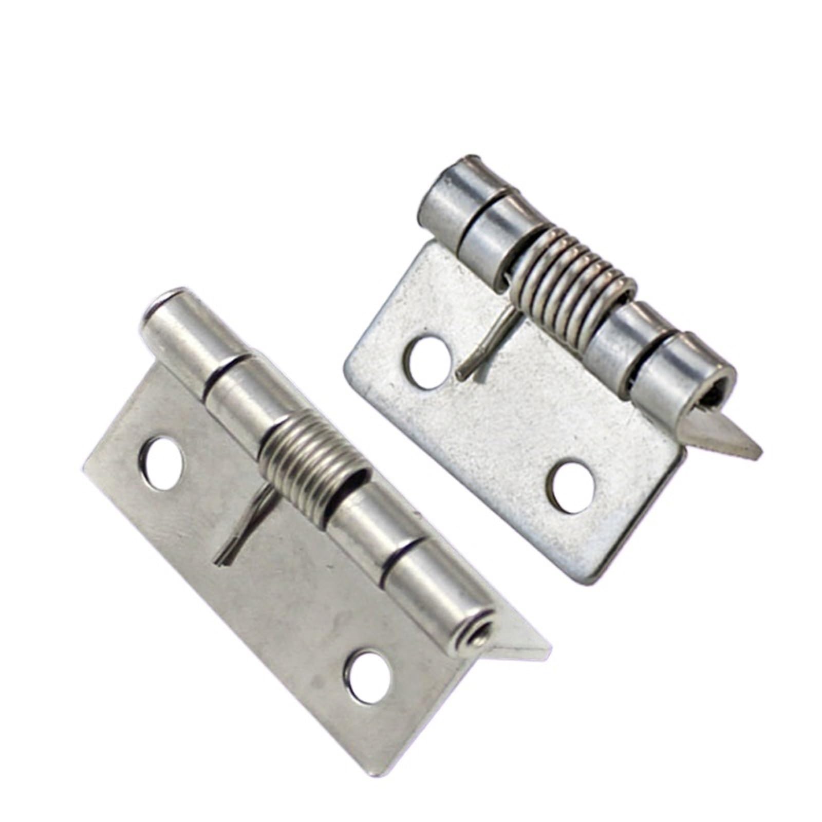 304 Stainless Steel Spring Hinge Machinery Equipment Cabinet Door Automatic Hinge 1Pcs(XG02-049-4)