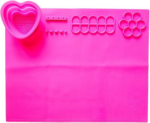 Miniatura 7 de Tapete de silicona para niños para manualidades, pintura y juego desordenado con taza magnética extraíble, regalo de arte de Chrildren, regalo de