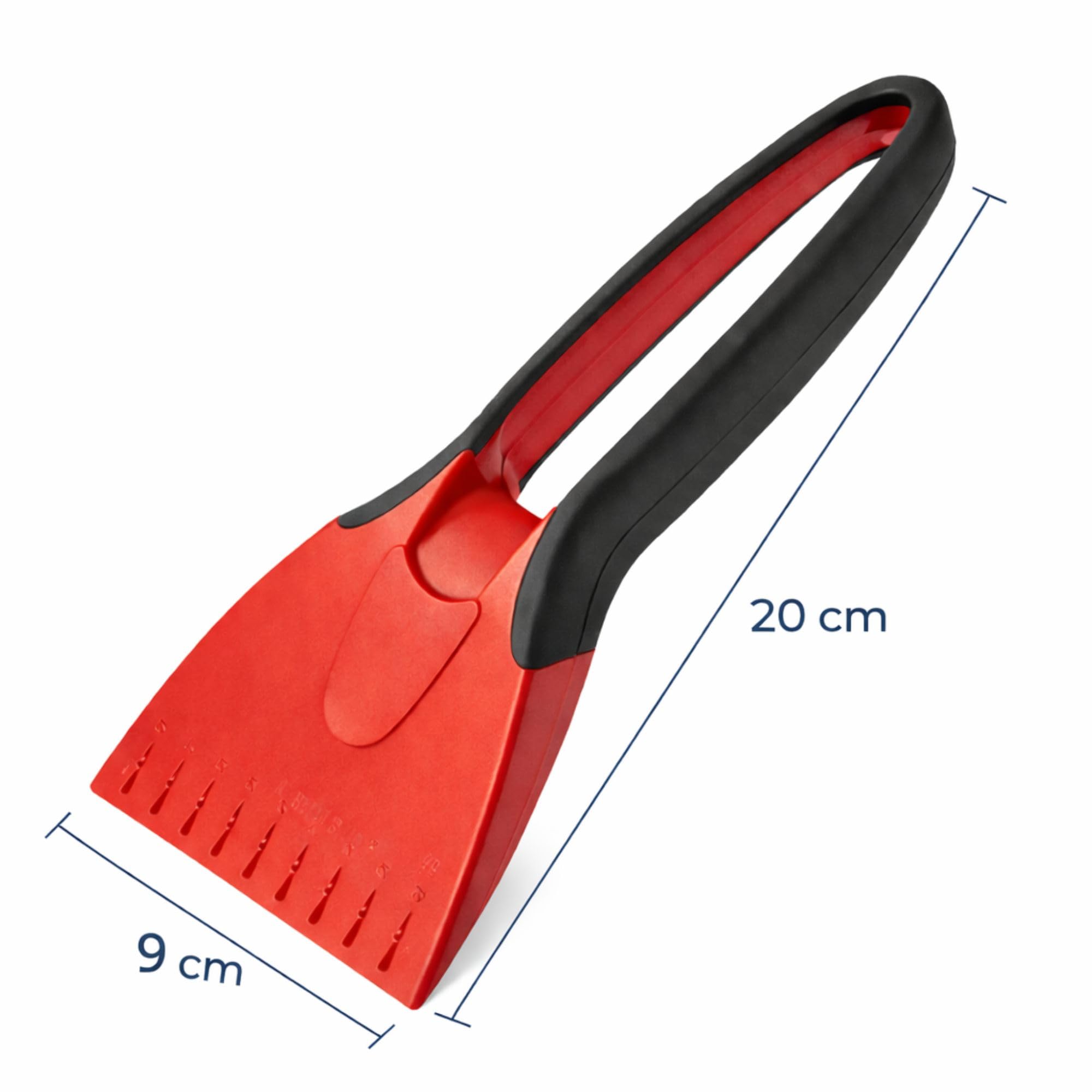 Raschietto Ghiaccio Auto con Manico Ergonomico Antiscivolo Raschiaghiaccio per Parabrezza