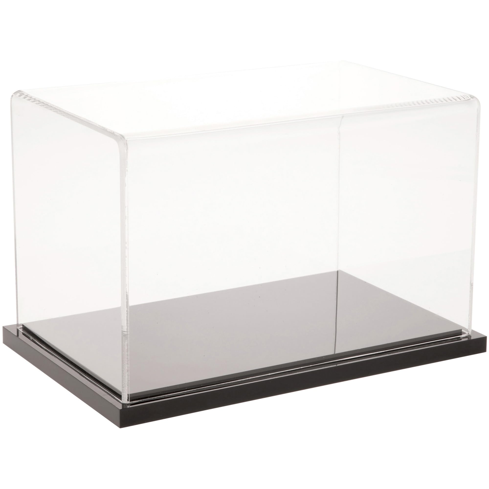 Plymor Clear Acrylic Display Case with Black Base, 8