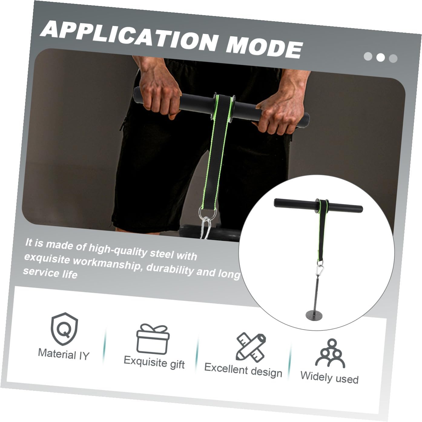 Amosfun 1set Forearm Trainer Strength Stick for Muscle Training Heavy Construction Portable Wrist Roller for Home and Gym Workouts and Lightweight Design