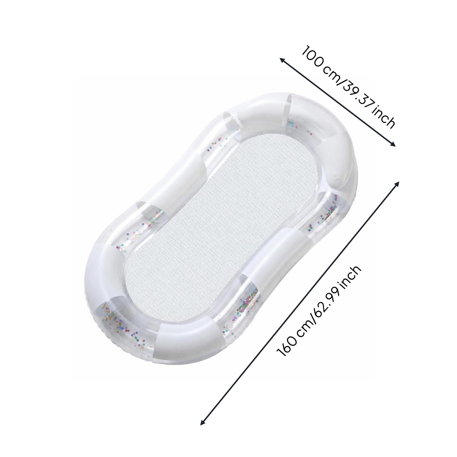 Matelas Piscine Gonflable Confortable | Chaise Longue Flottante, pour Plage, Vacances, Adultes