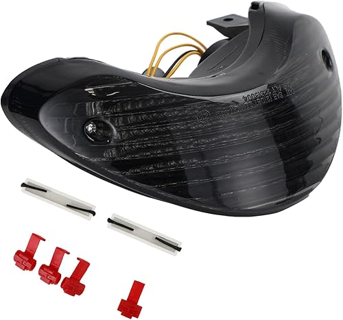 Areyourshop Señales de giro LED luz trasera integrada señales de giro para Suzuki SV650 1999-2003, TL1000S 1997-2001, TL1000R 1998-2004 humo