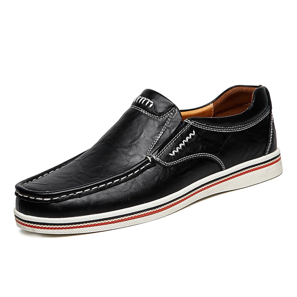 Asifn Men's Casual Driving Loafers Business Leather Men Comfort Shoes Sport Walking Light Moccasin Fashion