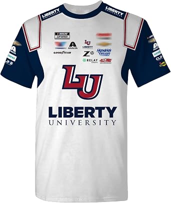 Checkered Flag Sports William Byron 2025 Liberty University Sublimated Uniform Pit Crew T-Shirt