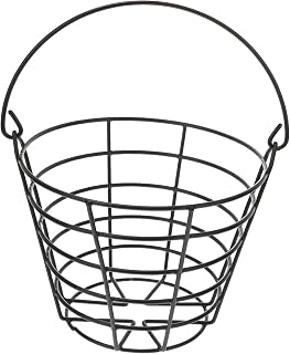 UPKOCH Cesta De Golf Pelota Almacenamiento Cubo De Golf Canasta De Golf Llevando Cestas Cesta De Bolas Canastas De Golf Contenedor De Bolas Cesta De Metal Green Planchar