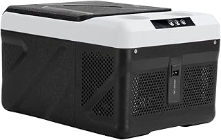 KM9 9L Kompressor Kühlbox Auto Mini Kühlschrank Elektrische Tragbare Camping-Kühlbox Gefrierbox 12/24v für Lkw, Boot, -20℃-20℃