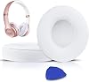 SoloWIT Earpads Cushions Replacement for Beats Solo 2 & Solo 3 Wireless On-Ear Headphones, Solo2 Solo3 Ear Pads with Soft Protein Leather, Added Thickness - Mazarine Blue