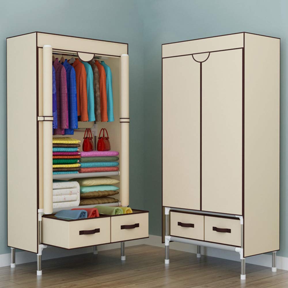 Armoire penderie en tissu anti-poussière : la solution pour ranger vos vêtements sans placards
