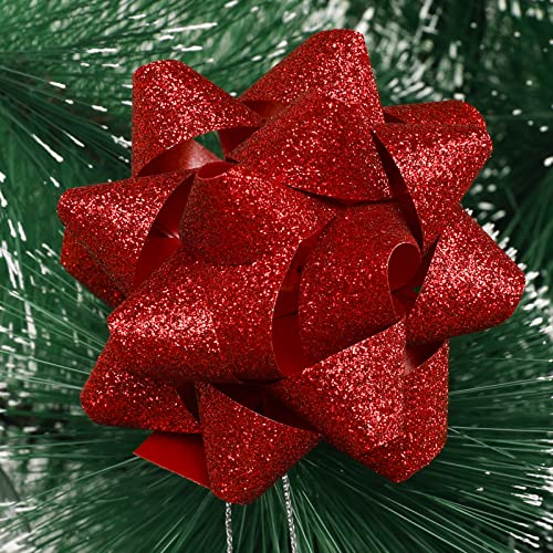 Weltoke Gift Bows 48 Pcs Pull Bow Set 37 Multi Colored Assorted Size Gift Bows 2 Fountain Bows 2 Curly Bows 7 Rolls Wide Curling Ribbons For Gift Wrapping #TOP5