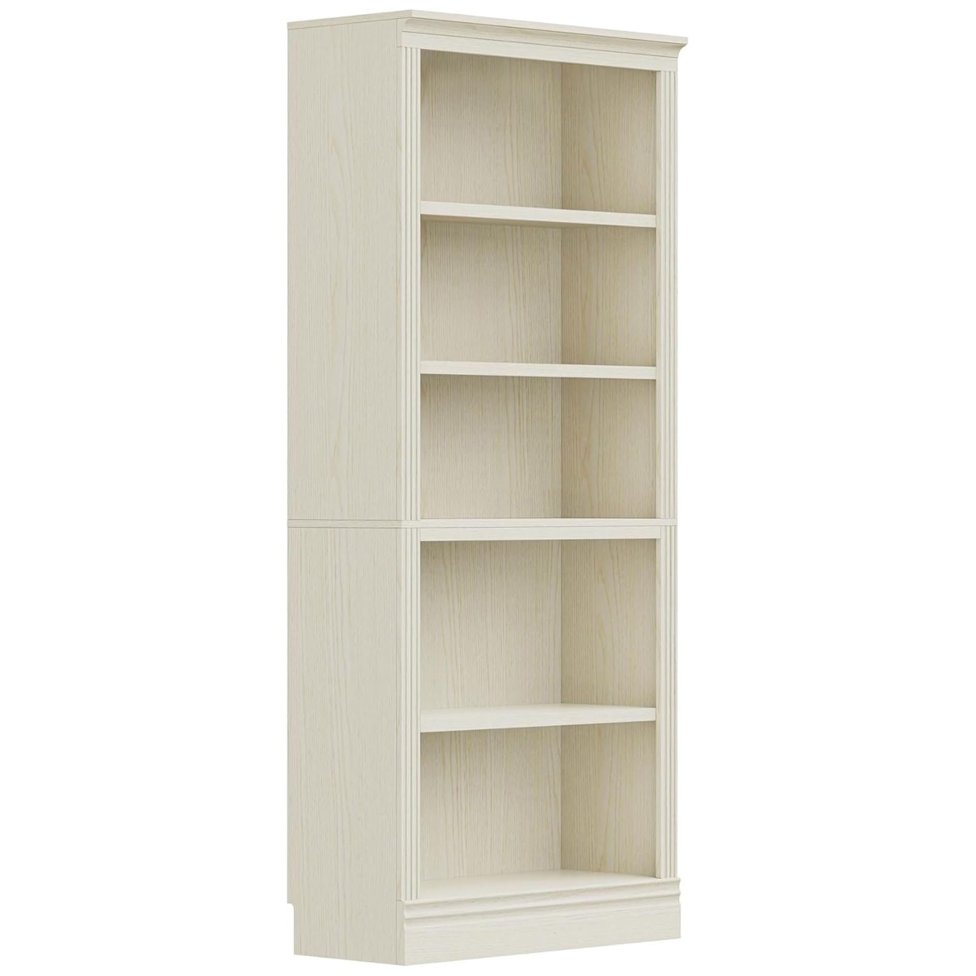Amazon.com: JAHRSTIM Halston Bookshelf, 5-Tier Tall Storage Shelf