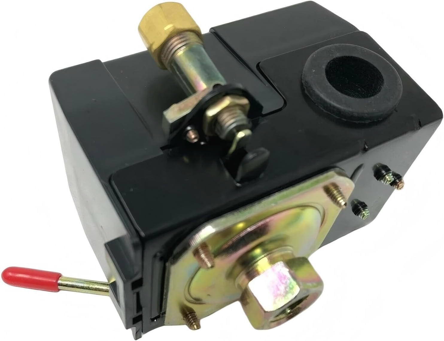 Z-D20596 Air Compressor Pressure Control Switch - for Devilbiss Craftsman Compressor Pressure Switch Assembly Replacement - 140-175 PSI, Single Port, Unloader & On-Off Lever