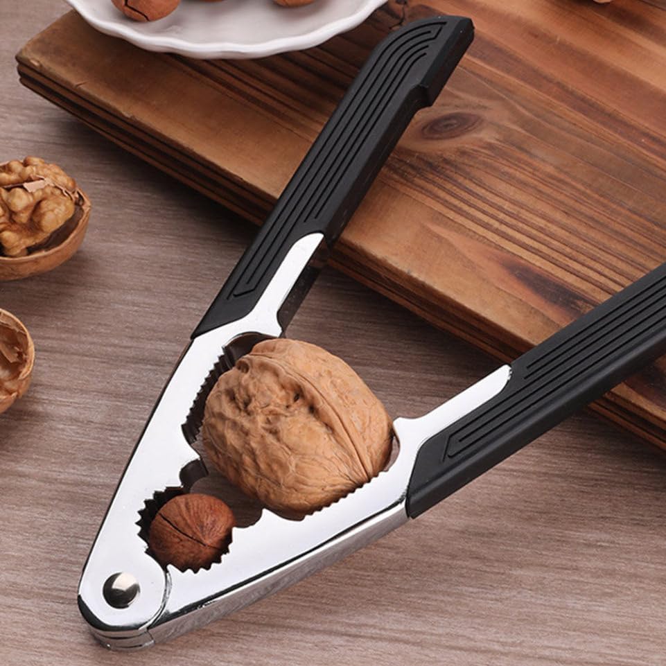 Sturdy Kitchen Nut Opener Tool with Three Clamps for Walnuts